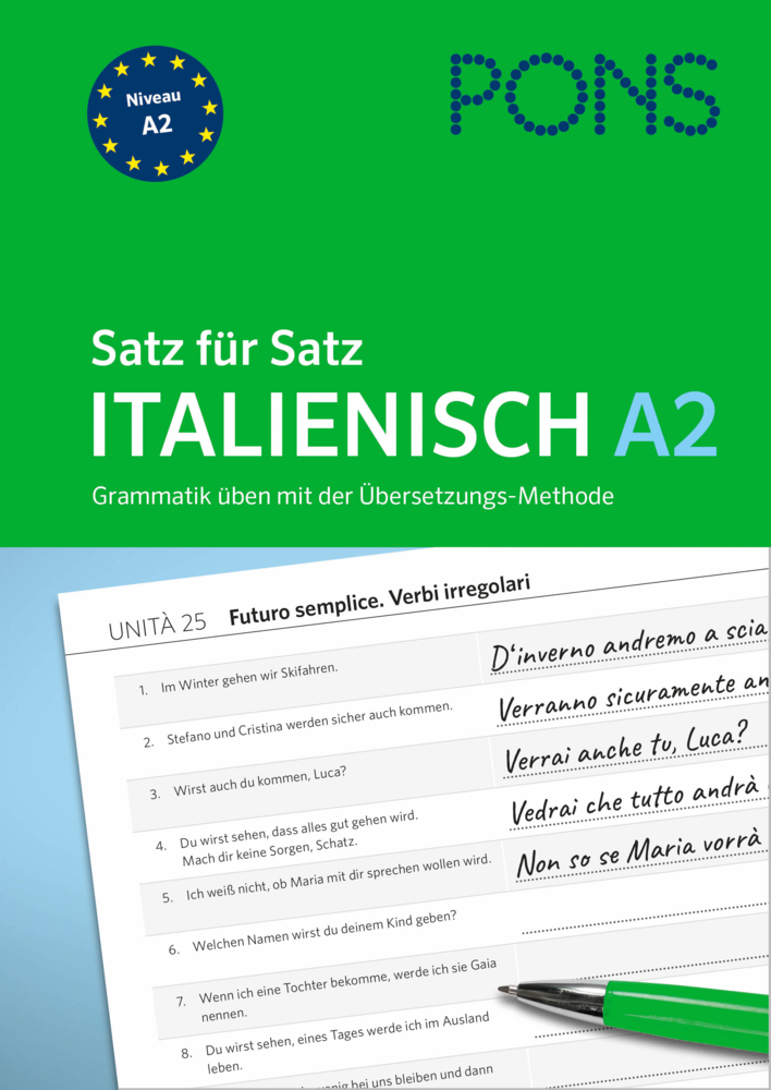 PONS Satz für Satz Italienisch A2 main product photo