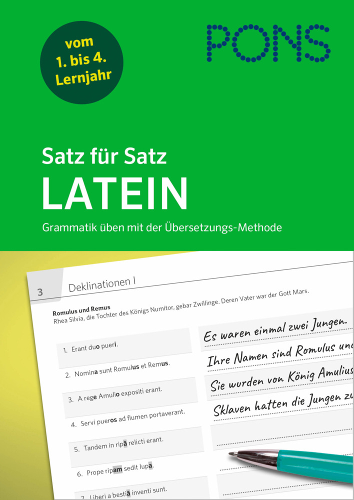 PONS Satz für Satz Latein Grammatik main product photo