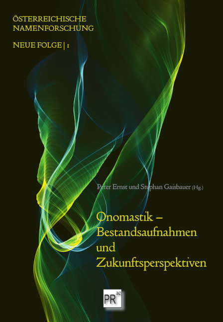 Onomastik - Bestandsaufnahmen und Zukunftsperspektiven main product photo