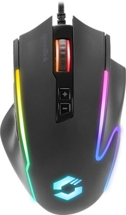 SPEEDLINK DECUS NX RGB Gaming Mouse, rubber-black