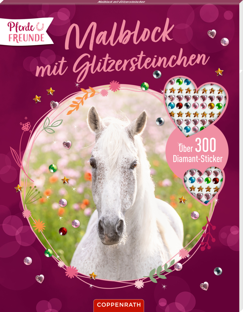 Malblock mit Glitzersteinchen main product photo
