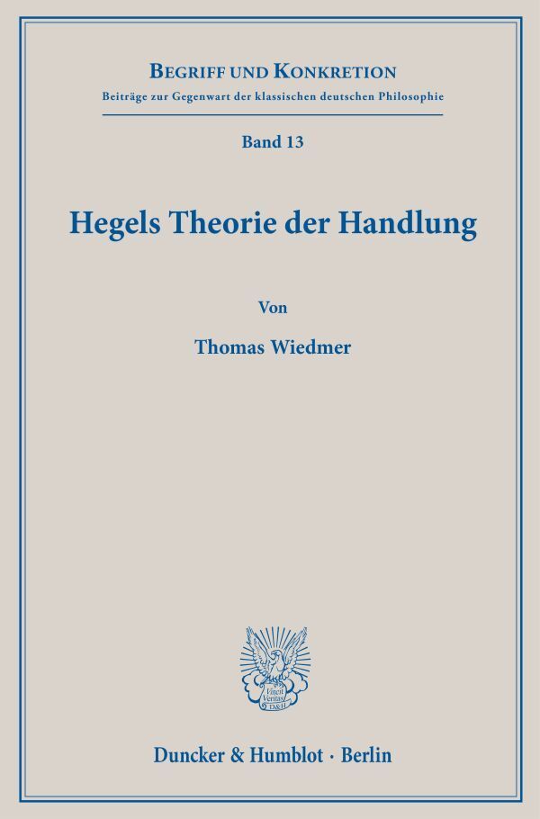 Hegels Theorie der Handlung main product photo
