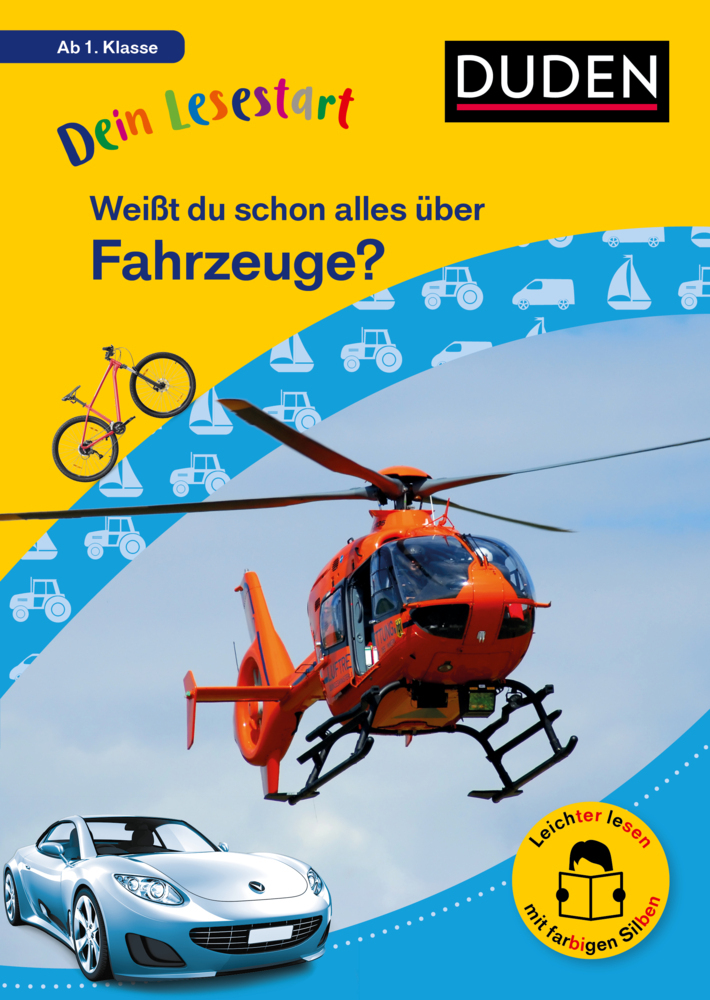 Dein Lesestart: Weißt du schon alles über Fahrzeuge? Ab 1. Klasse main product photo