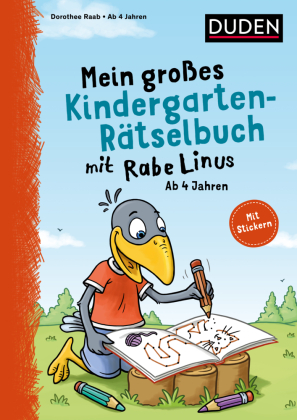 Mein großes Kindergarten-Rätselbuch mit Rabe Linus - ab 4 Jahren