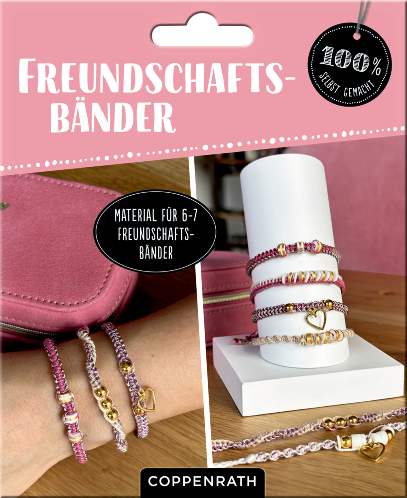 Freundschaftsbänder knüpfen (Silber/Schwarz) main product photo