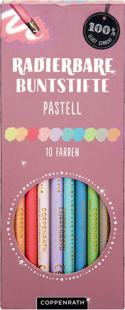 Radierbare Buntstifte Pastell main product photo