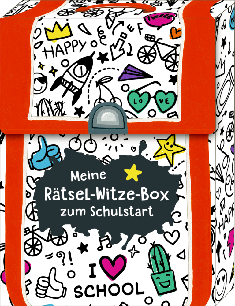 Kartenbox - Meine Rätsel-Witze-Box zum Schulstart main product photo
