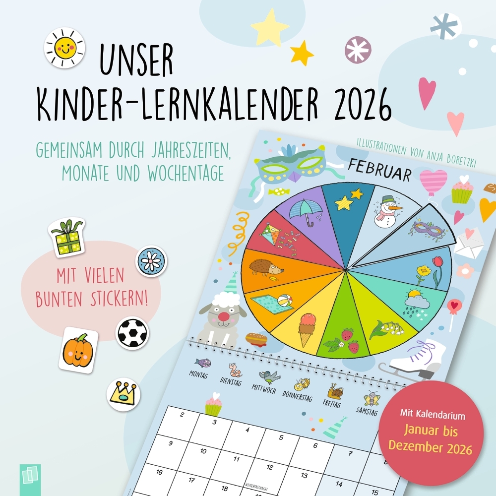 Unser Kinder-Lernkalender 2026 main product photo