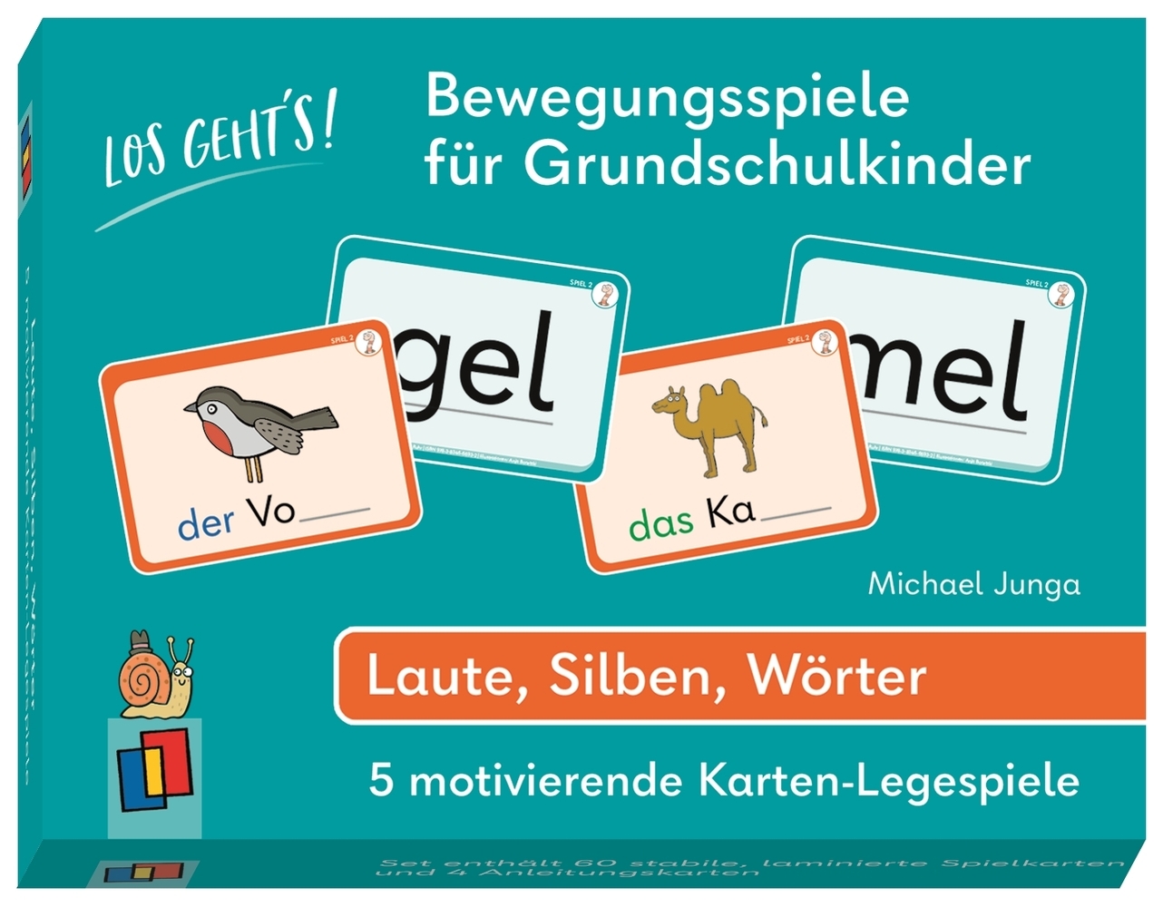 Los geht's! Bewegungsspiele für Grundschulkinder - Laute, Silben, Wörter main product photo