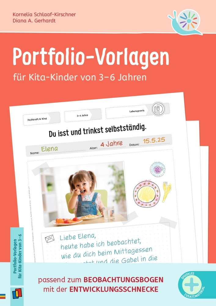 Portfolio-Vorlagen für Kita-Kinder von 3-6 Jahren main product photo