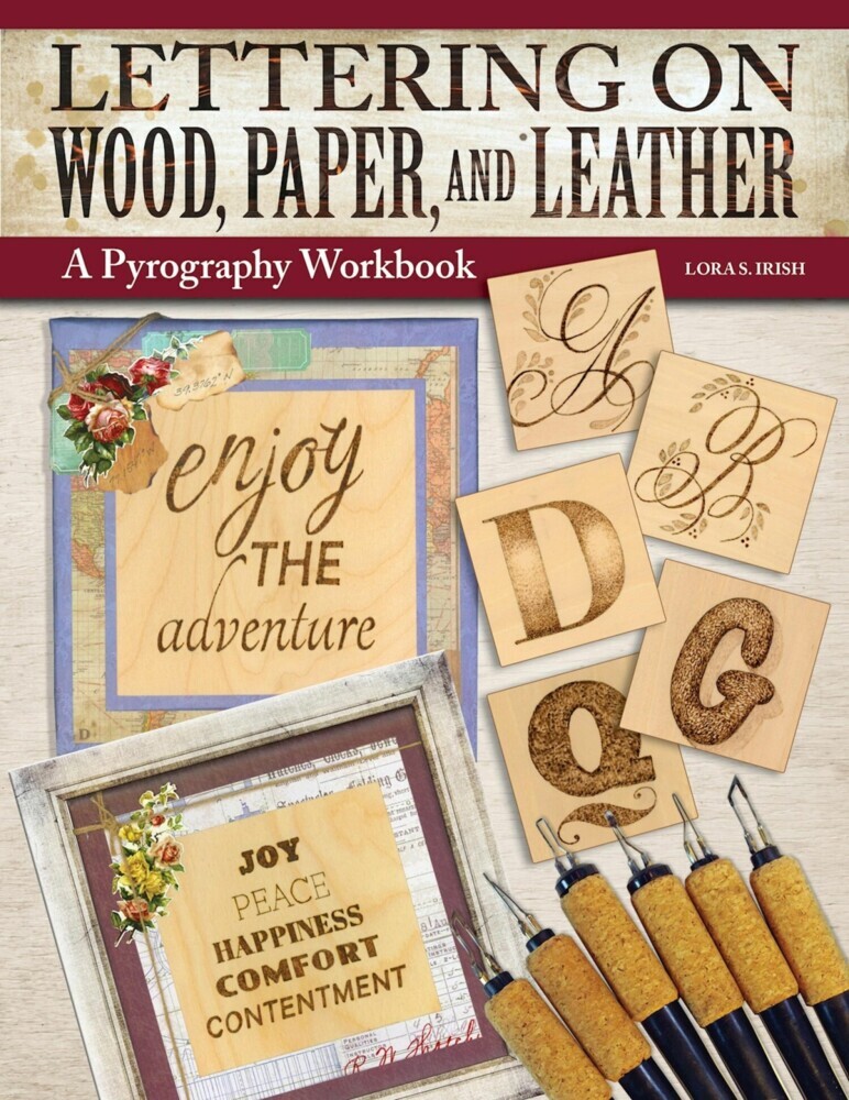 Lettering on Wood, Paper, and Leather main product photo