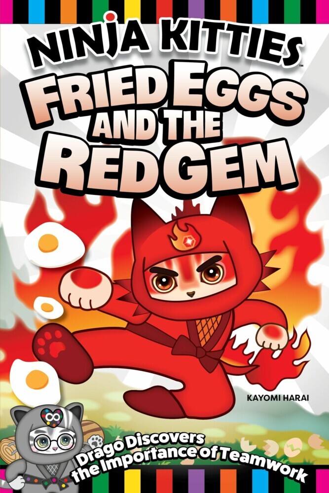 Ninja Kitties Fried Eggs and the Red Gem main product photo