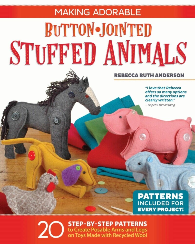 Making Adorable Button-Jointed Stuffed Animals main product photo