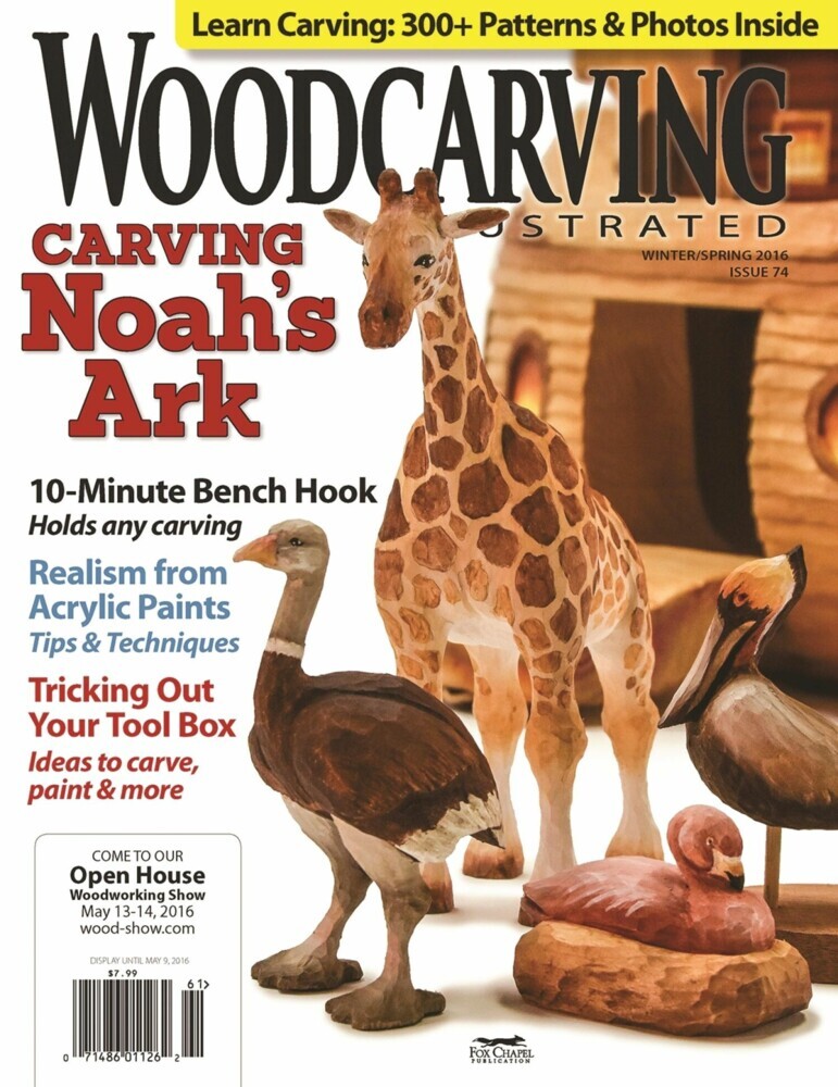 Woodcarving Illustrated Issue 74 Winter/Spring 2016 main product photo