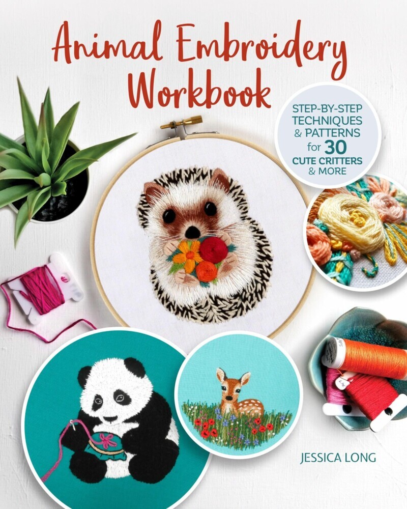 Animal Embroidery Workbook main product photo