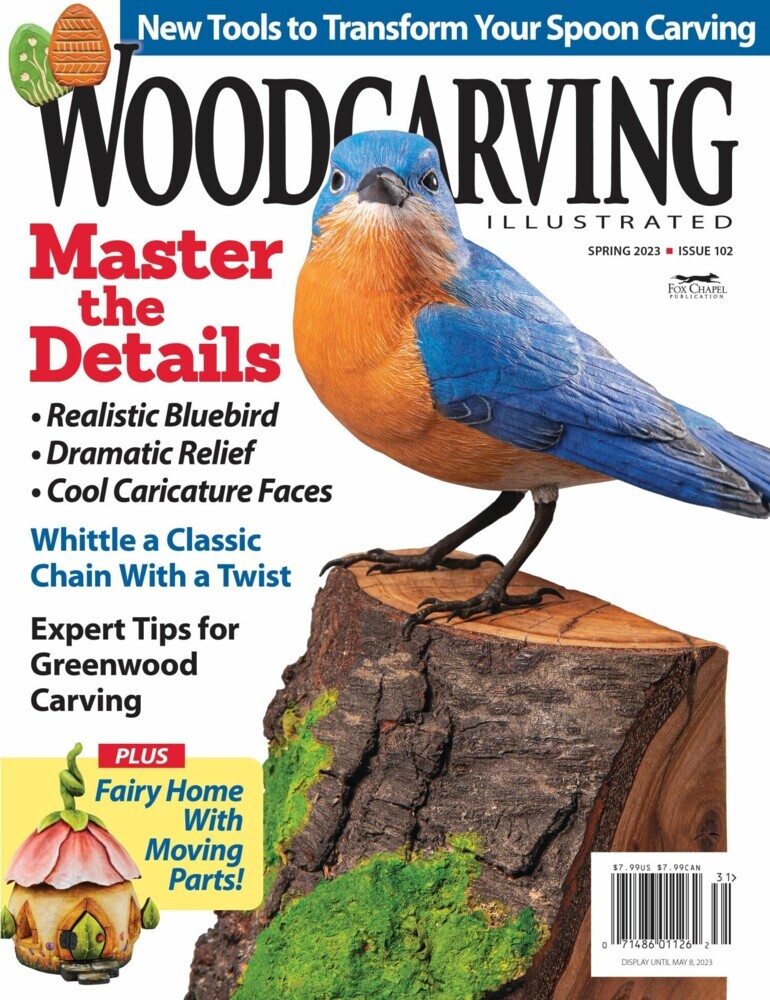 Woodcarving Illustrated Issue 102 Spring 2023 main product photo