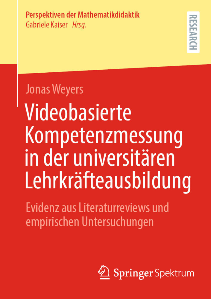 Videobasierte Kompetenzmessung in der universitären Lehrkräfteausbildung main product photo