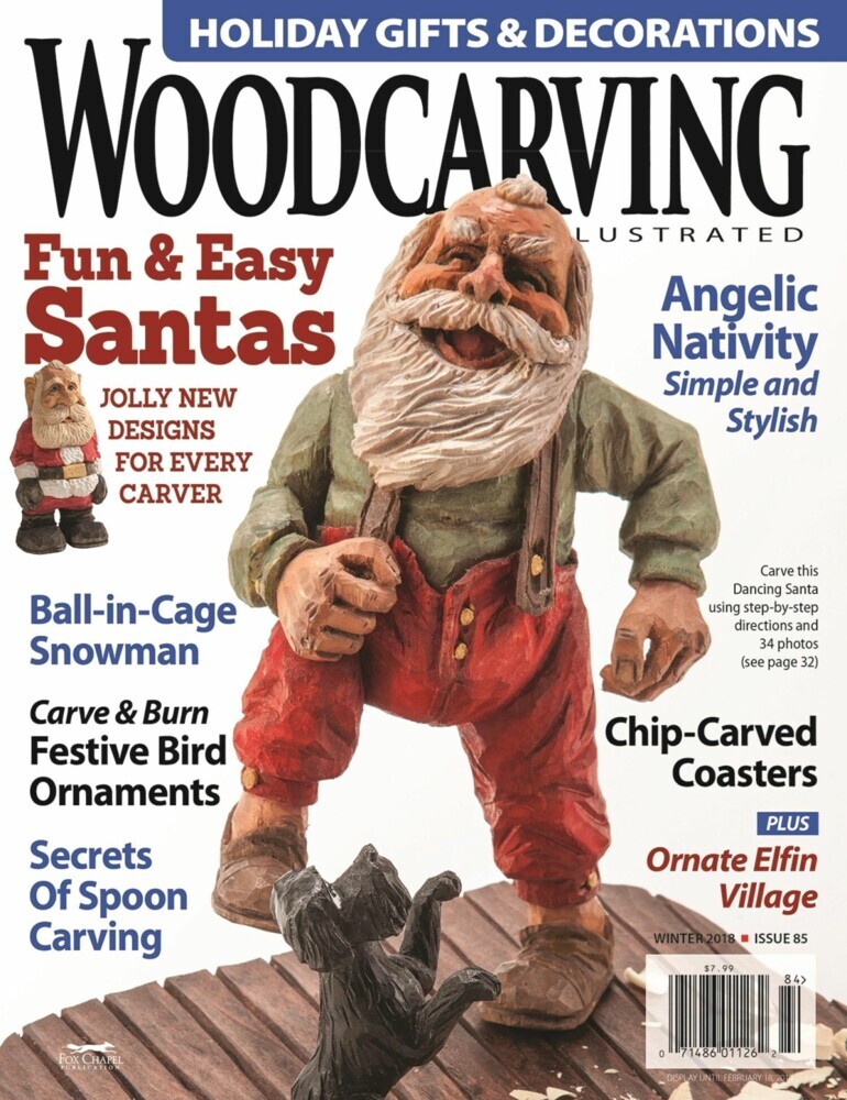 Woodcarving Illustrated Issue 85 Winter 2018 main product photo