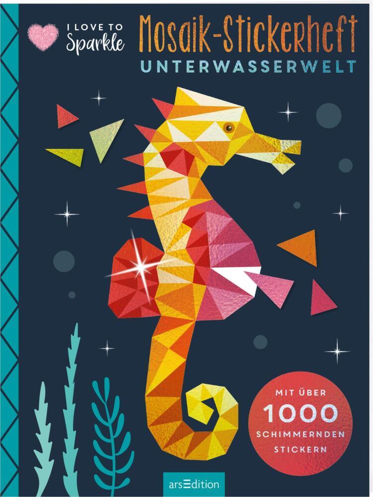 I Love to Sparkle - Mosaik-Stickerheft Unterwasserwelt main product photo