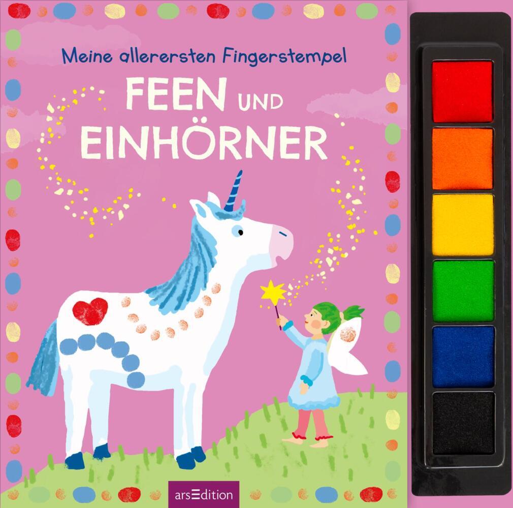 Meine allerersten Fingerstempel Feen und Einhörner main product photo