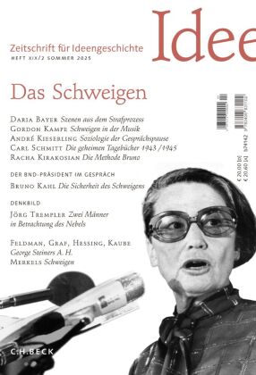 Zeitschrift für Ideengeschichte Heft XIX/2 Sommer 2025