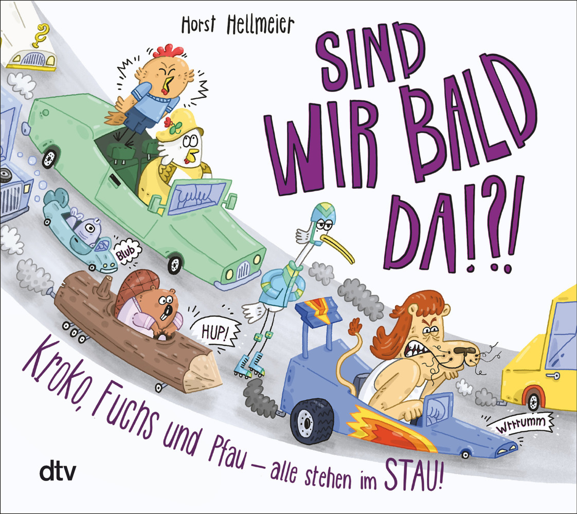 Sind wir bald da? Kroko, Fuchs und Pfau - alle stehen im Stau main product photo