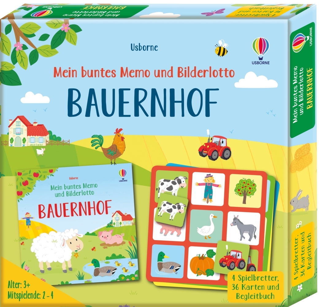 Mein buntes Memo und Bilderlotto: Bauernhof main product photo