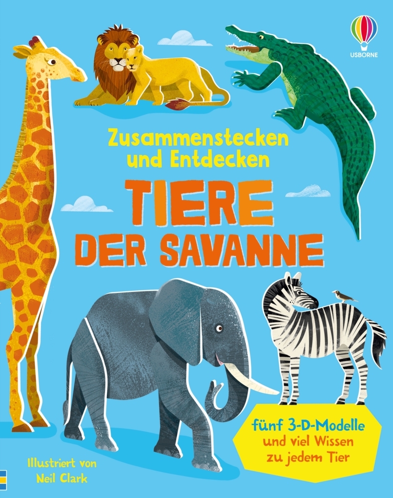Zusammenstecken und Entdecken: Tiere der Savanne main product photo