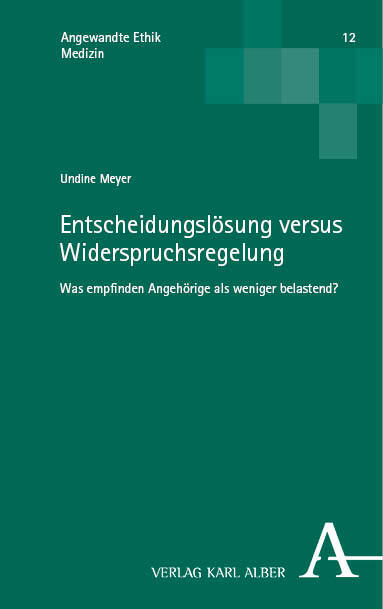 Entscheidungslösung versus Widerspruchsregelung main product photo