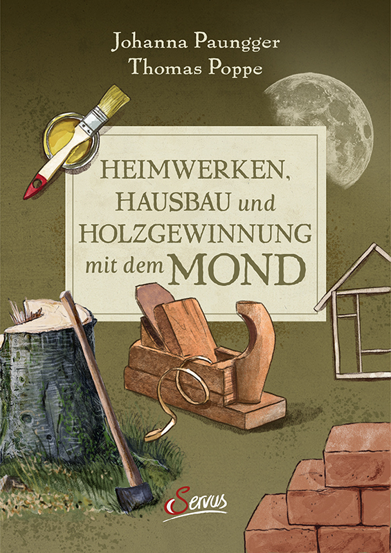 Heimwerken, Hausbau und Holzgewinnung mit dem Mond main product photo