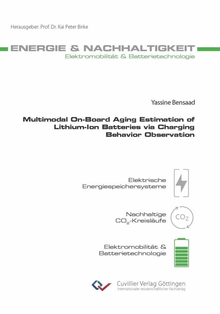 Multimodal On-Board Aging Estimation of Lithium-Ion Batteries via Charging Behavior Observation main product photo