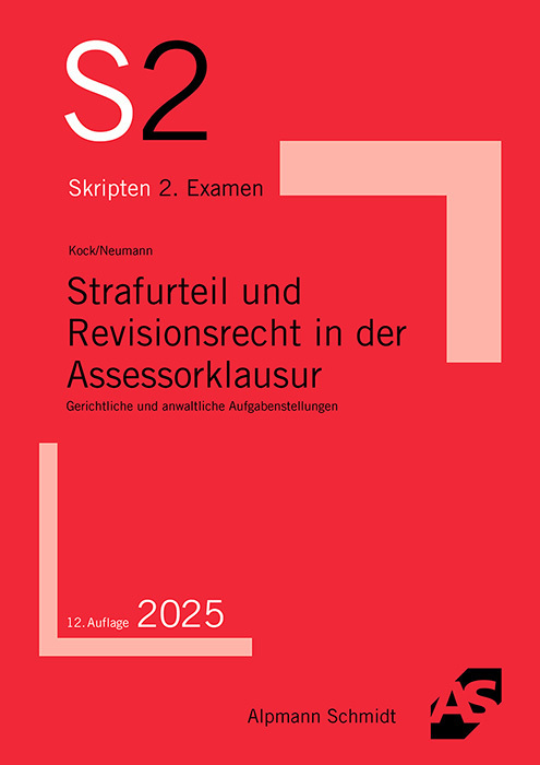 Strafurteil und Revisionsrecht in der Assessorklausur main product photo
