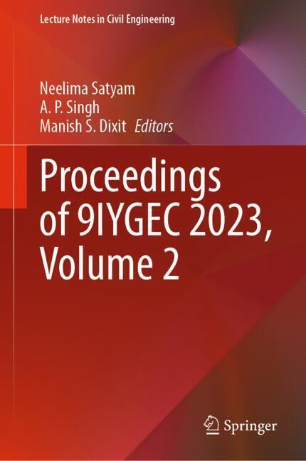 Proceedings of 9IYGEC 2023, Volume 2 main product photo