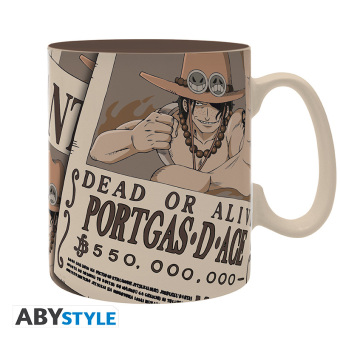 ONE PIECE - Mug - Wanted Ace