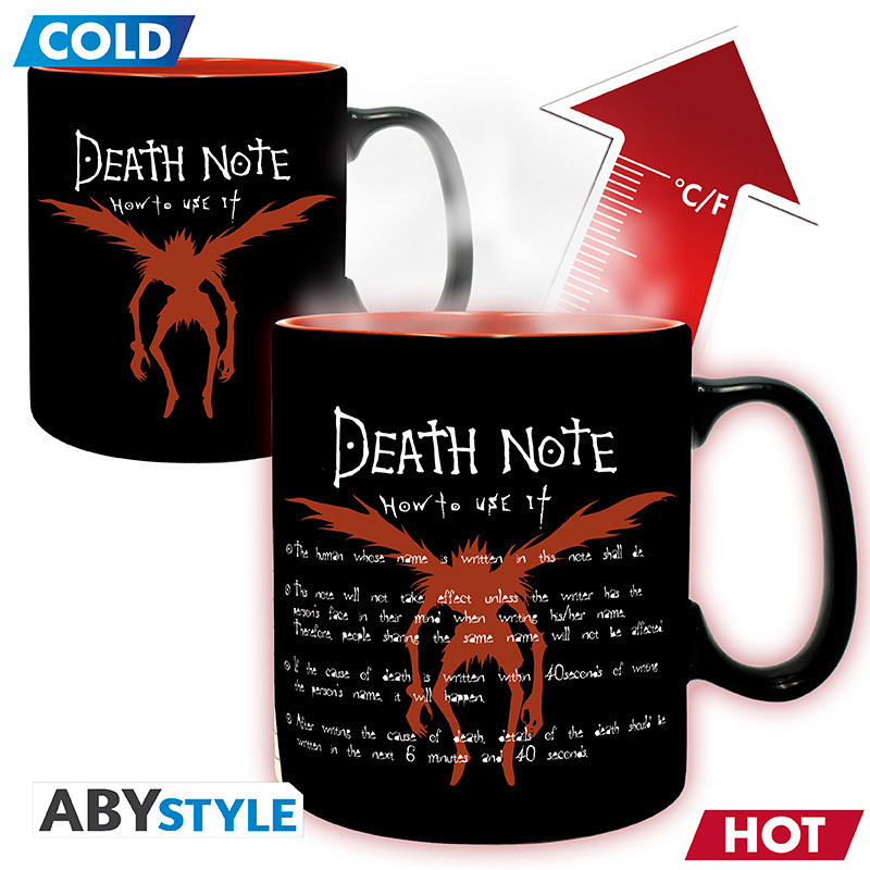 DEATH NOTE - Mug Heat Change - L & Light main product photo