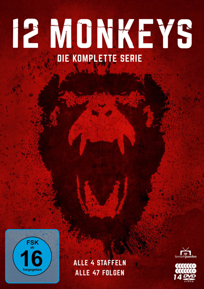 12 Monkeys - Die komplette Serie, 14 DVDs main product photo