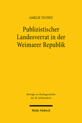 Publizistischer Landesverrat in der Weimarer Republik