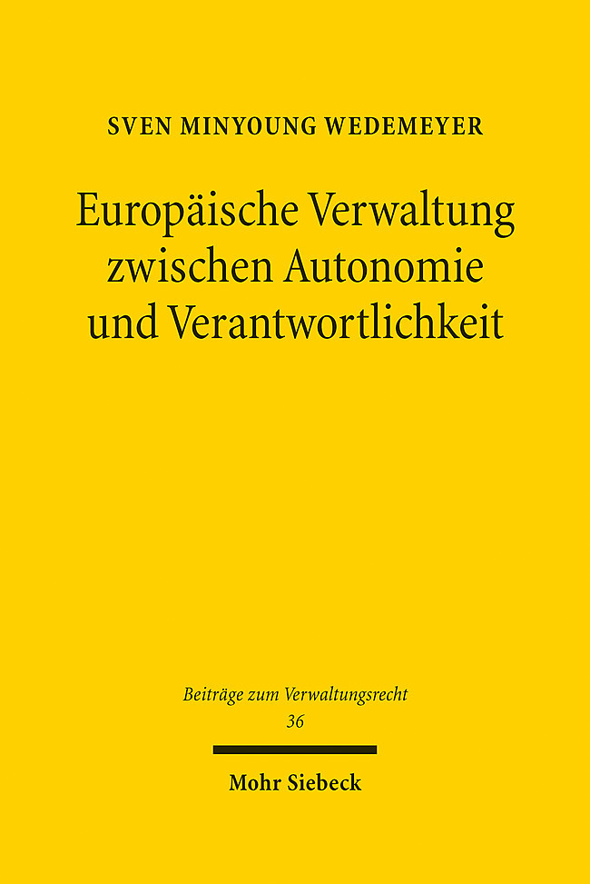 Europäische Verwaltung zwischen Autonomie und Verantwortlichkeit main product photo
