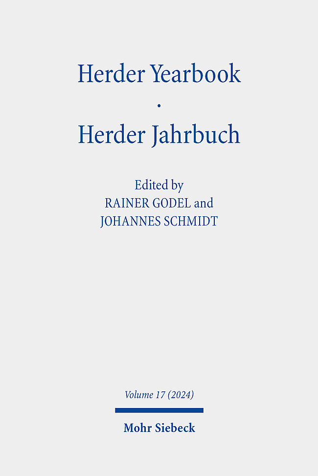 Herder Yearbook / Herder Jahrbuch main product photo