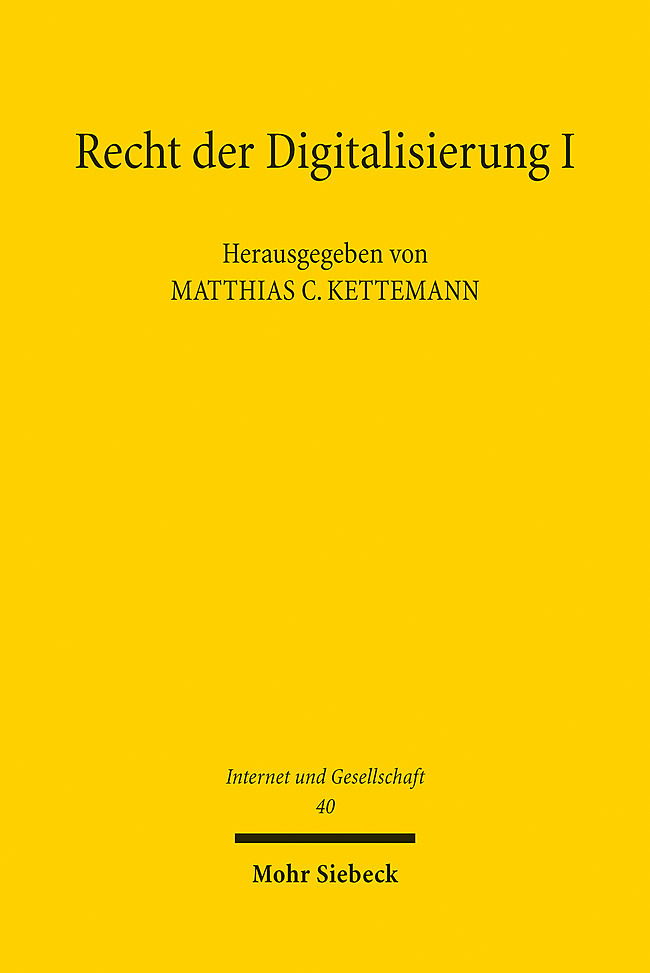 Recht der Digitalisierung I main product photo