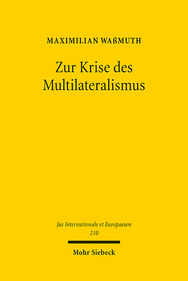 Zur Krise des Multilateralismus main product photo