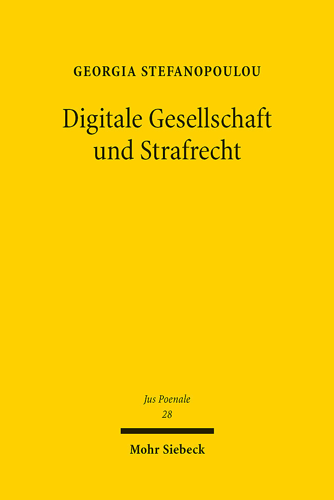 Digitale Gesellschaft und Strafrecht main product photo
