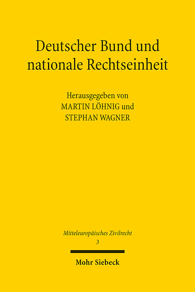 Deutscher Bund und nationale Rechtseinheit main product photo