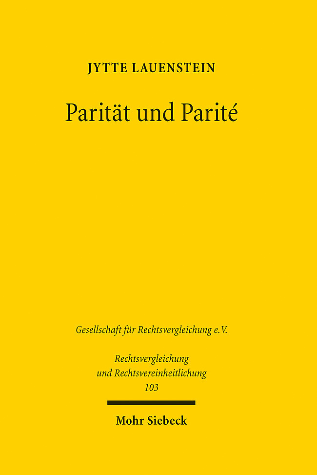 Parität und Parité main product photo