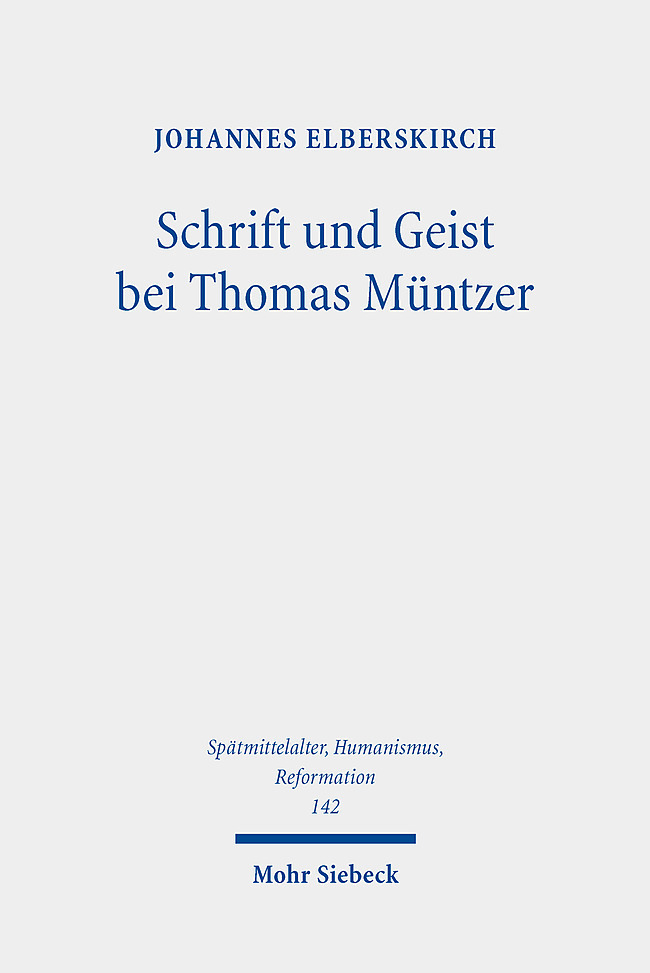 Schrift und Geist bei Thomas Müntzer main product photo