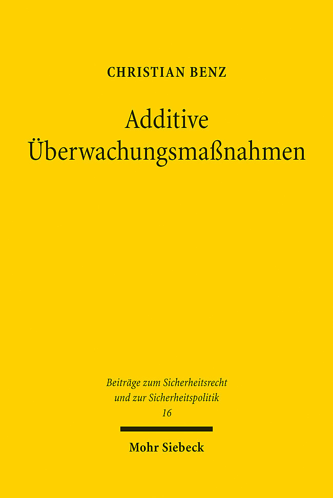 Additive Überwachungsmaßnahmen main product photo