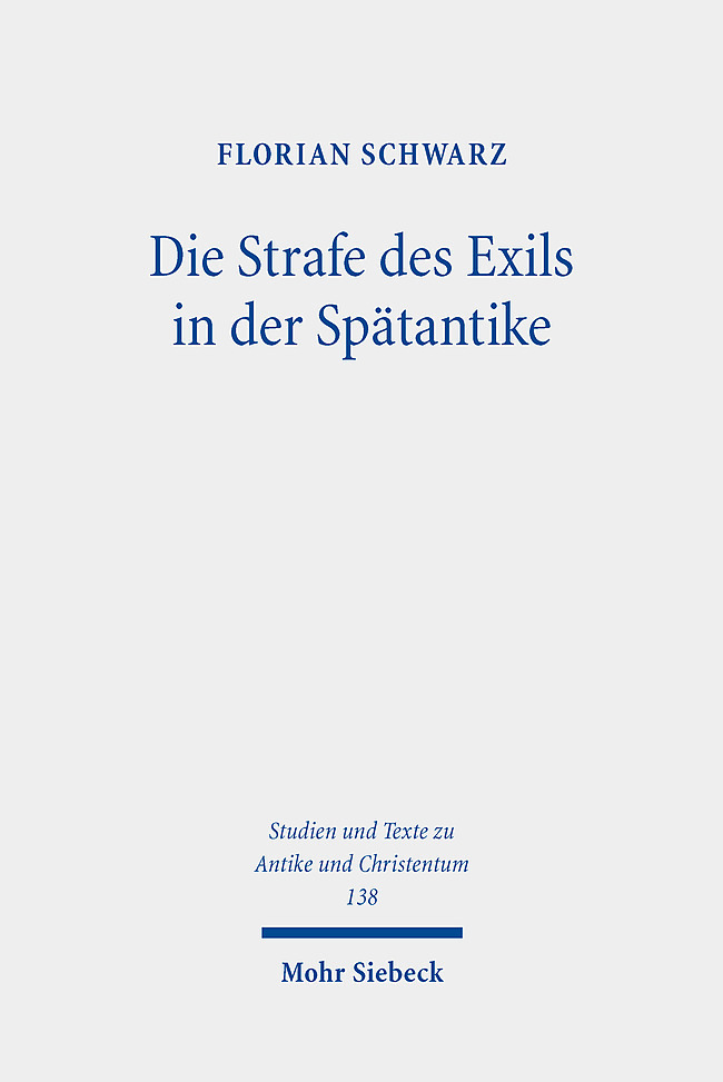 Die Strafe des Exils in der Spätantike main product photo