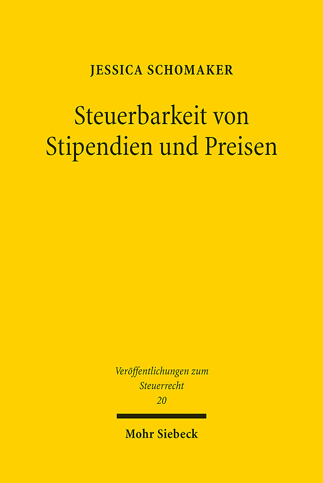 Steuerbarkeit von Stipendien und Preisen main product photo