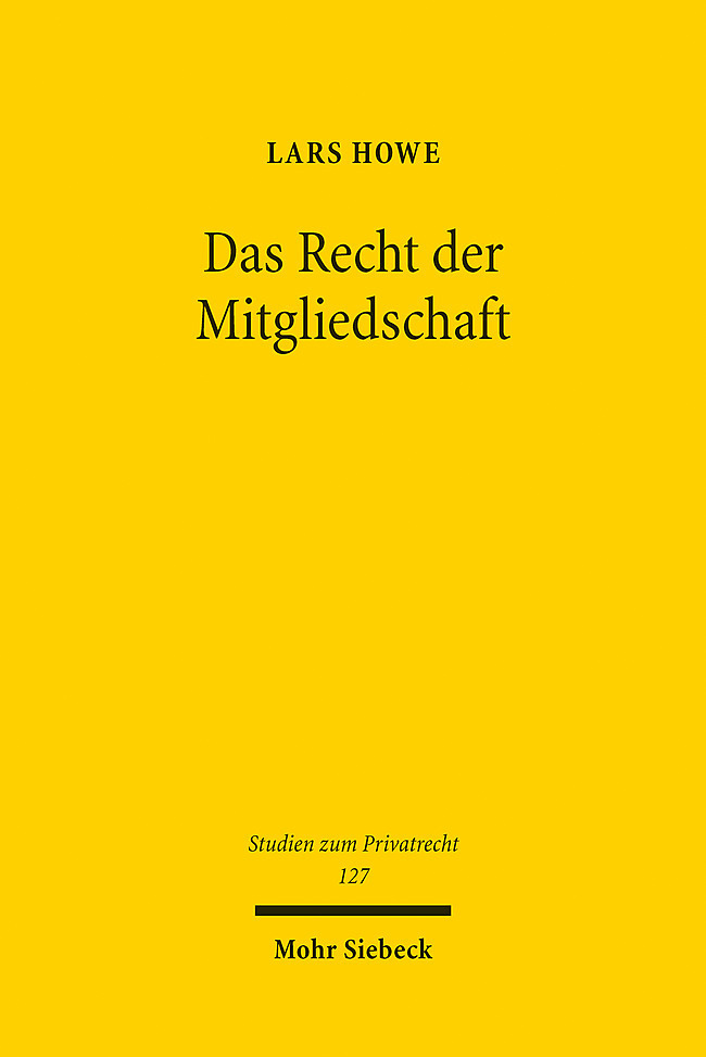 Das Recht der Mitgliedschaft main product photo