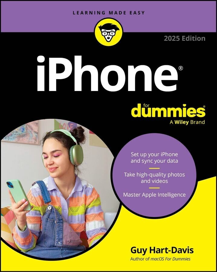 iPhone For Dummies, 2025 Edition main product photo
